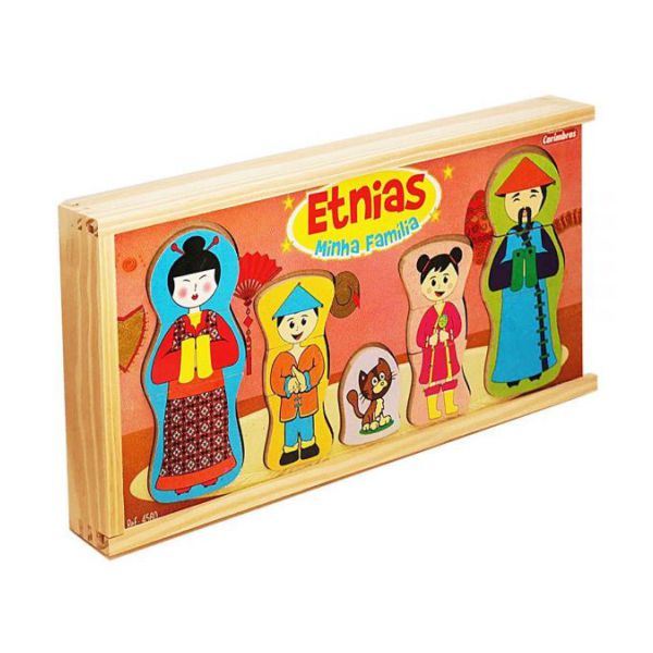Kit Etnias Minha Família 78 peças Carimbras