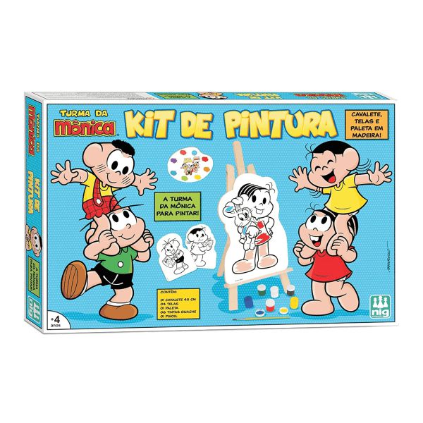 Kit de Pintura Turma da Mônica Nig
