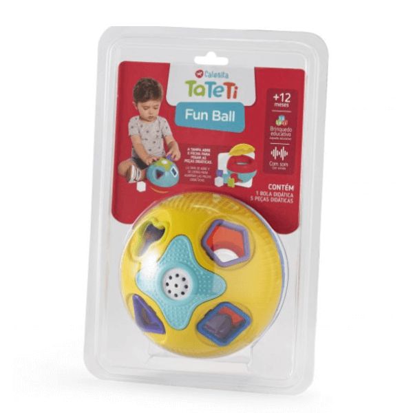 Brinquedo Educativo Fun Ball Com Som Calesita