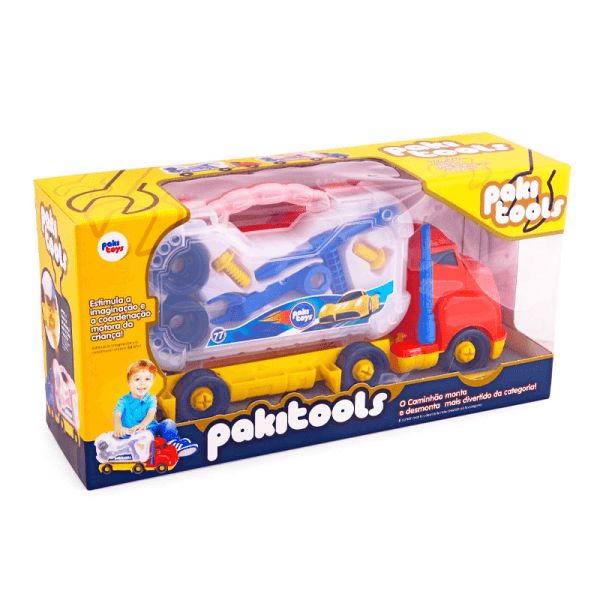 Paki Tools Caminhão monta e desmonta Paki Toys