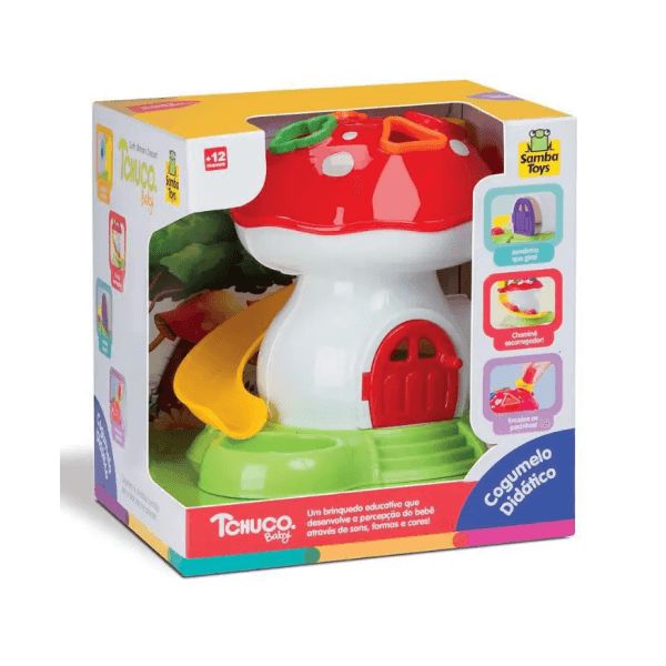Tchuco Baby Cogumelo Didático Samba Toys