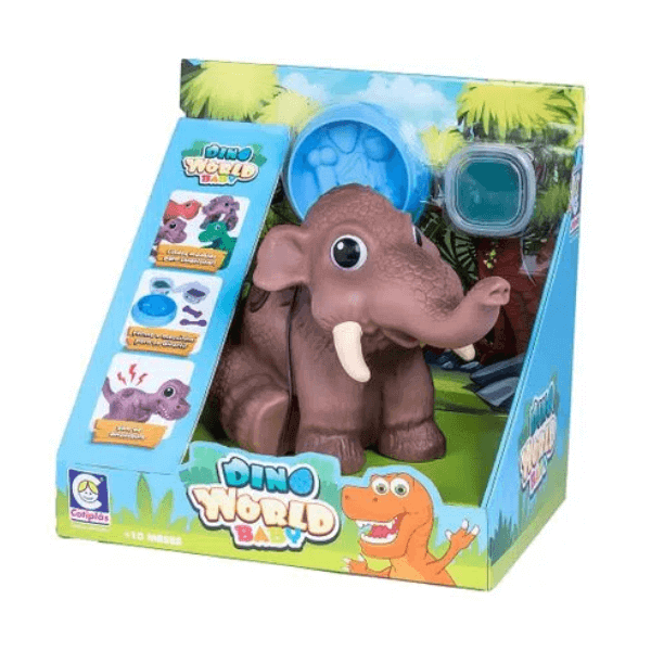 Dino World Baby Dinossauros com acessórios Cotiplás