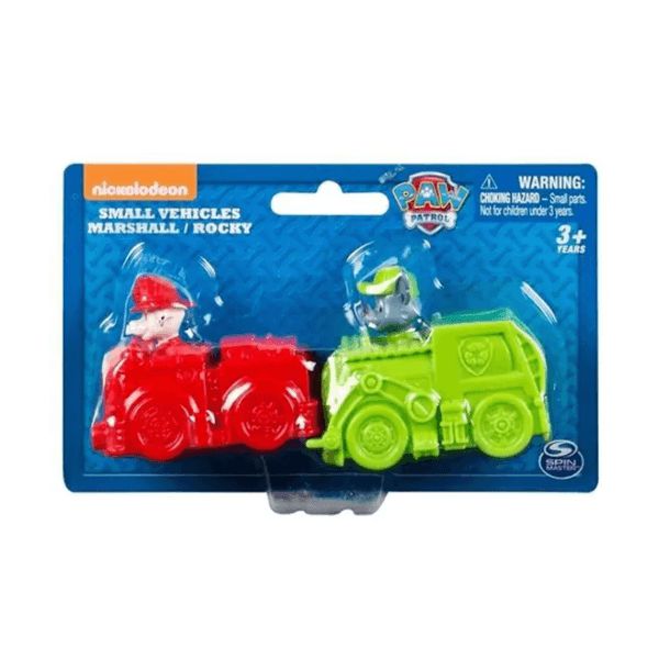 Mini Veículos Patrulha Canina Marshall & Rocky/Chase & Rubble Sunny