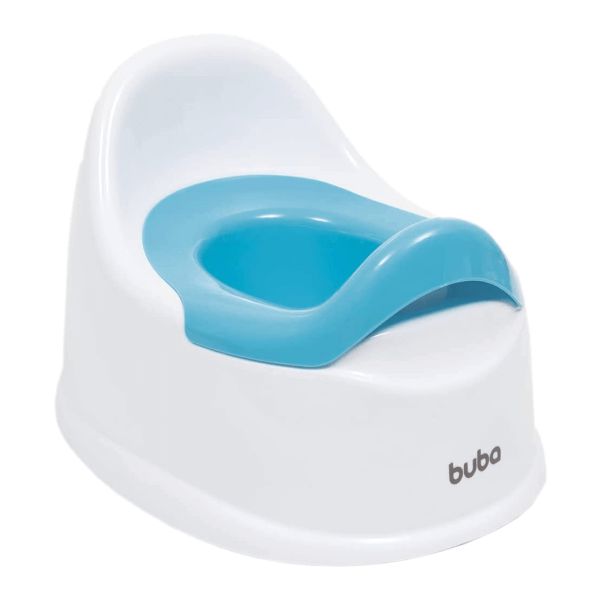 Troninho Infantil Branco e Azul Buba