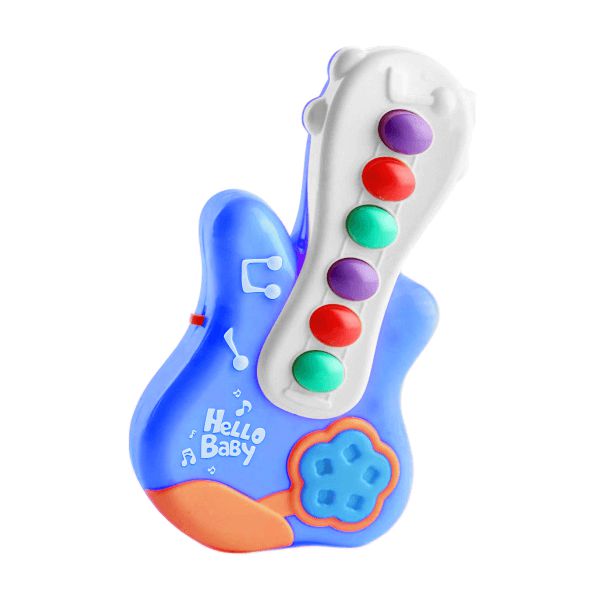 Guitarrinha Little Baby com Som Well Kids Azul/Verde