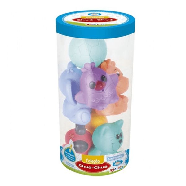 Coleção Chuá Chuá Bichinhos de Banho Alpha Toys