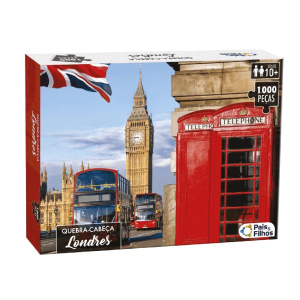 Quebra-Cabeça Londres 1000 Peças Pais e Filhos