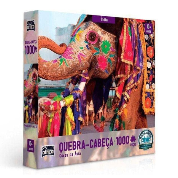 Quebra-Cabeça Cores da Ásia 1000 peças
