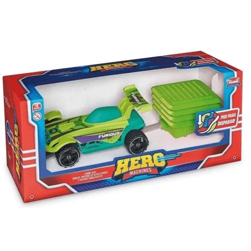 Carrinho Hero Machines com Lançador