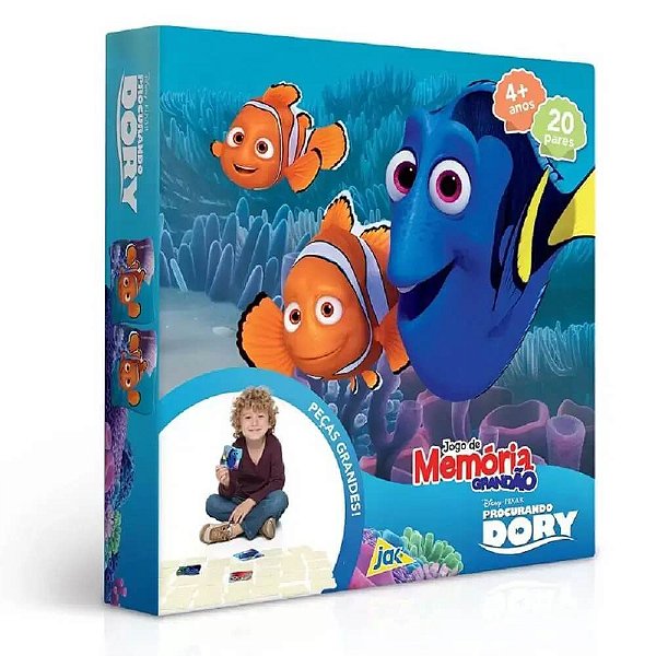 Jogo de Memória Grandão Procurando Dory
