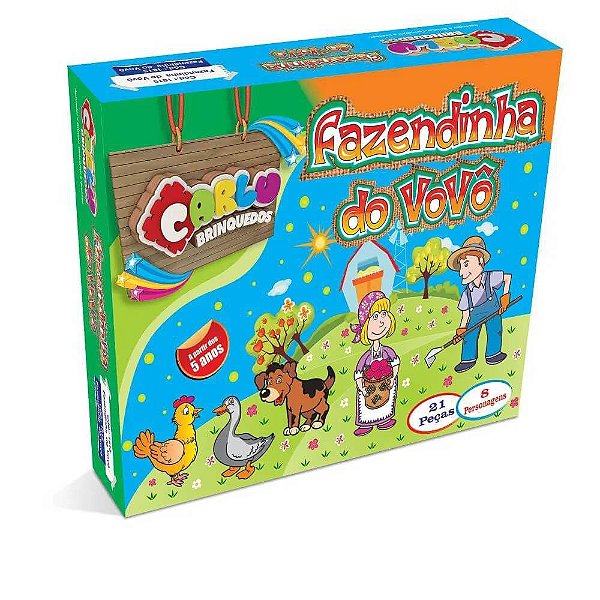 Quebra Cabeça 3D Fazendinha do Vovô