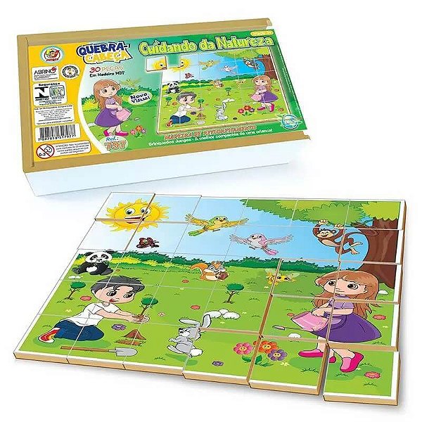 Quebra-Cabeça Cuidando da Natureza
