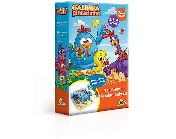 Meu Primeiro Quebra-Cabeça Galinha Pintadinha