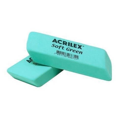 Borracha Acrilex Soft Green
