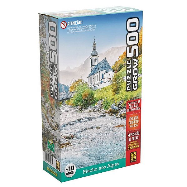 Puzzle Grow Riacho nos Alpes