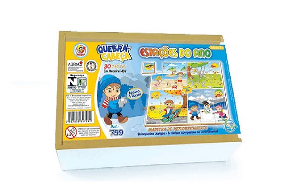 Quebra-Cabeça Estações do Ano