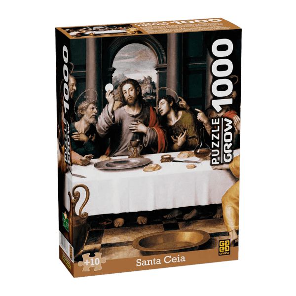 Quebra-Cabeça 1000 Peças Santa Ceia Grow
