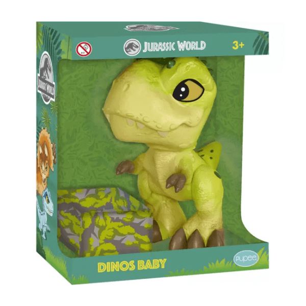 Dinossauro Mini Dinos T-Rex Jurassic Park Pupee