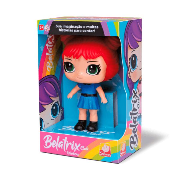 Boneca Belatrix Cabelo Coque Vermelho Silmar