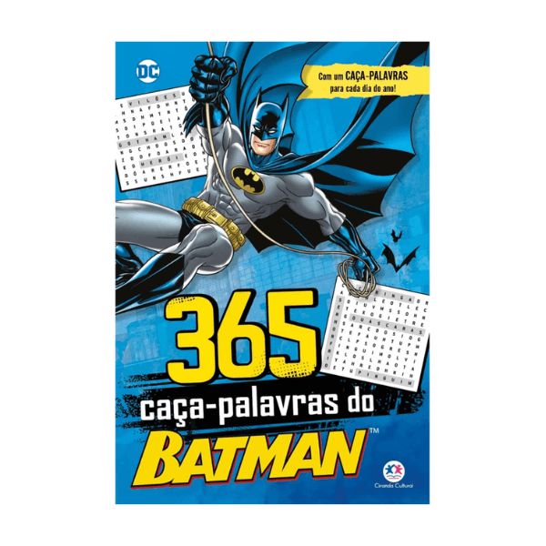 Livro 365 caca-palavras do Batman Ciranda Cultural