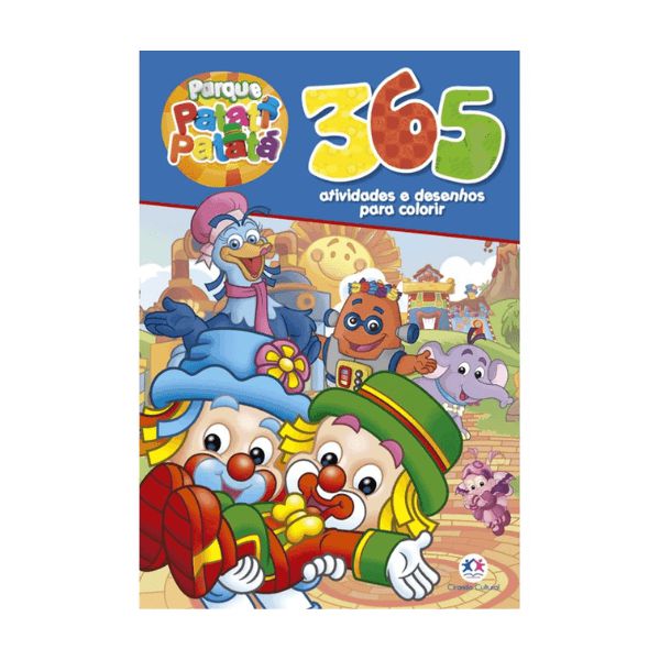 Livro Patati Patatá 365 atividades e desenhos para colorir Ciranda Cultural