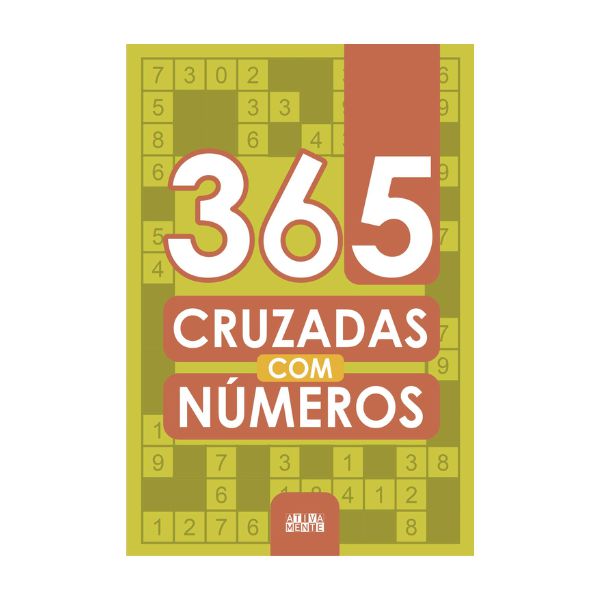 Livro 365 Cruzadas com Números Ciranda Cultural