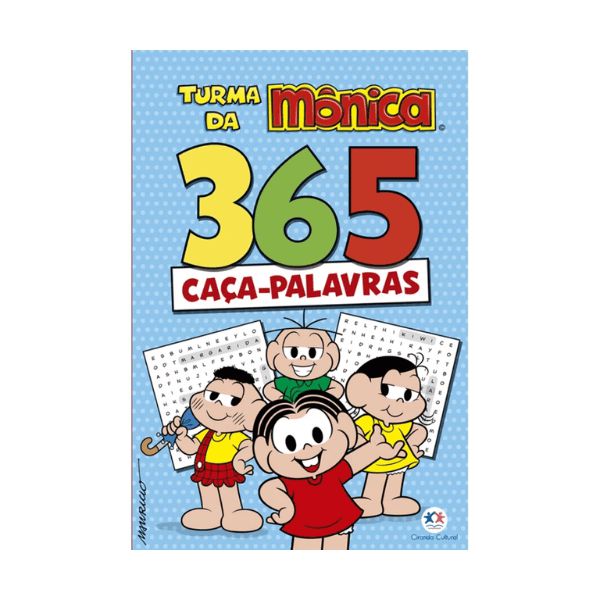 Livro Turma da Mônica 365 Caca-palavras Ciranda Cultural