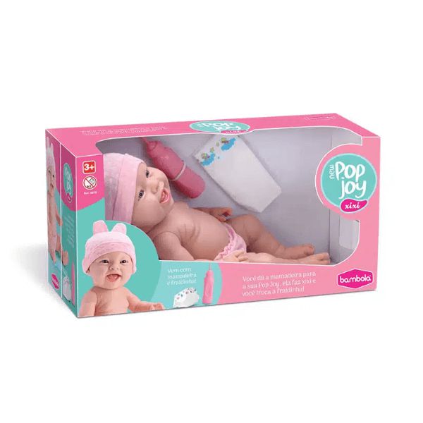 Boneca New Pop Joy Faz Xixi Bambola