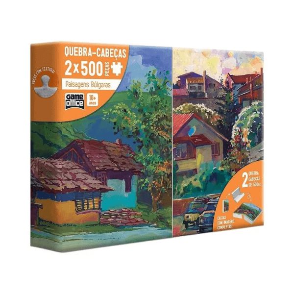 Quebra-Cabeça 2x 500 Peças Paisagens Búlgaras Toyster