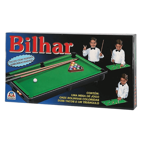 Jogo de Mesa Bilhar Sinuca Médio Braskit