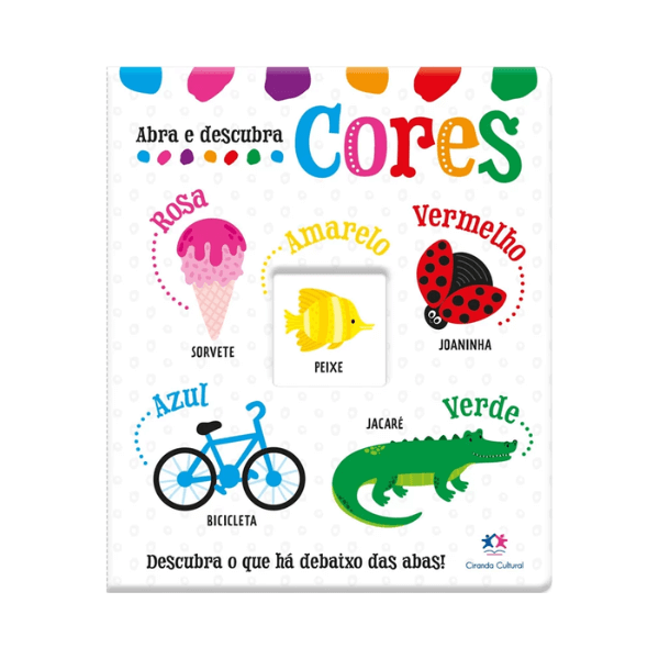 Livro Levante a Aba Cores Ciranda Cultural