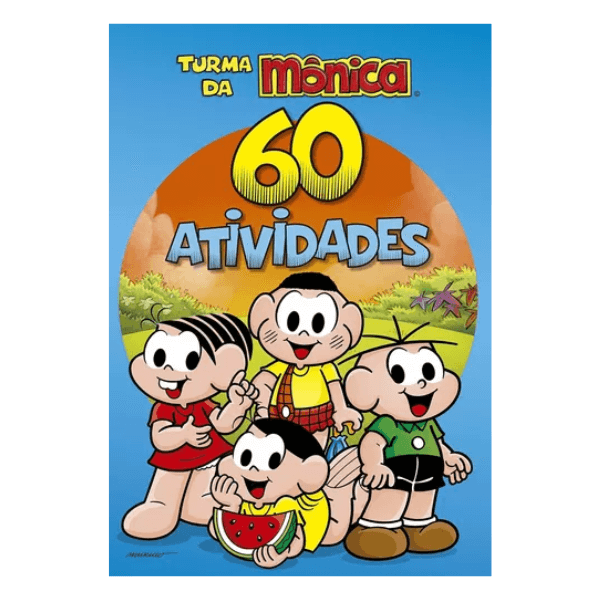 Livro Turma da Monica com 60 Atividades Ciranda Cultural