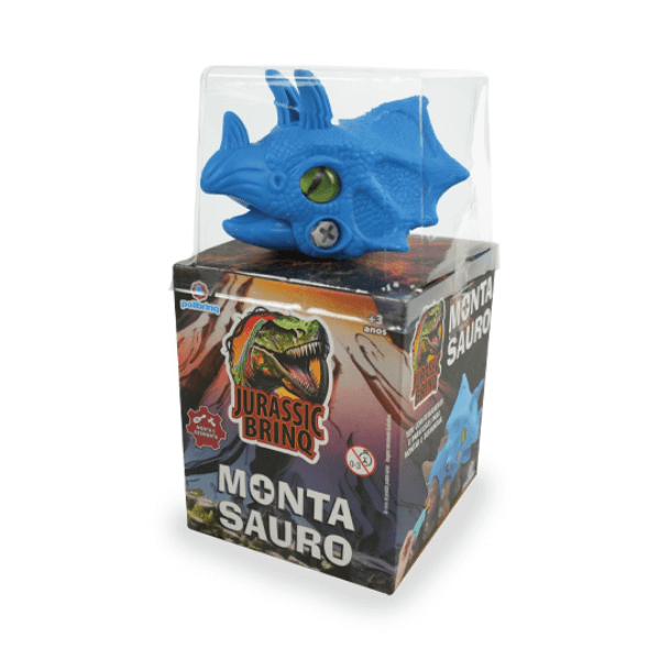 Brinquedo de Montar Dinossauro Montassauro Polibrinq