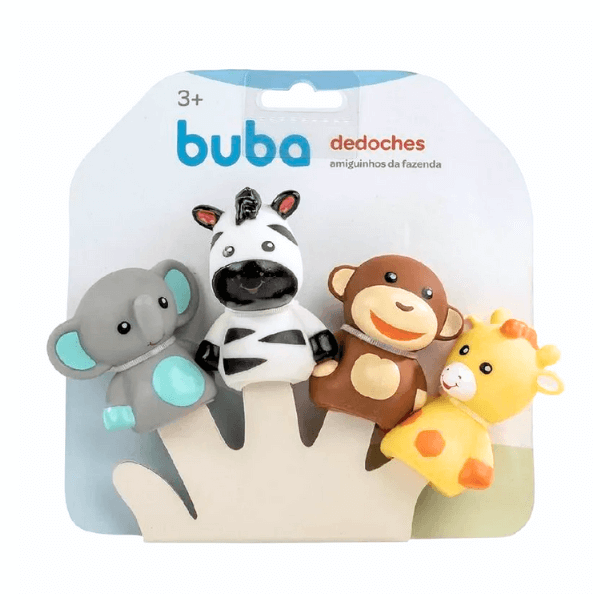 Kit de Dedoches Amiguinhos da Selva Buba