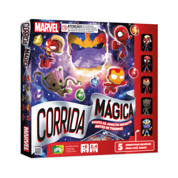 Jogo de Mesa Corrida Mágica Marvel Copag