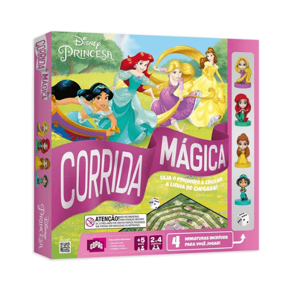 Jogo de Mesa Corrida Mágica Princesas Copag