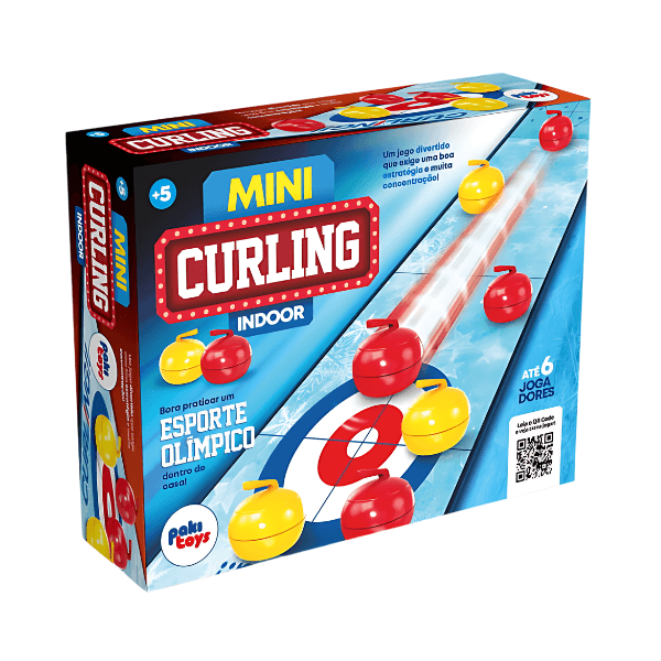 Jogo de Mesa Mini Curling Pakitoys
