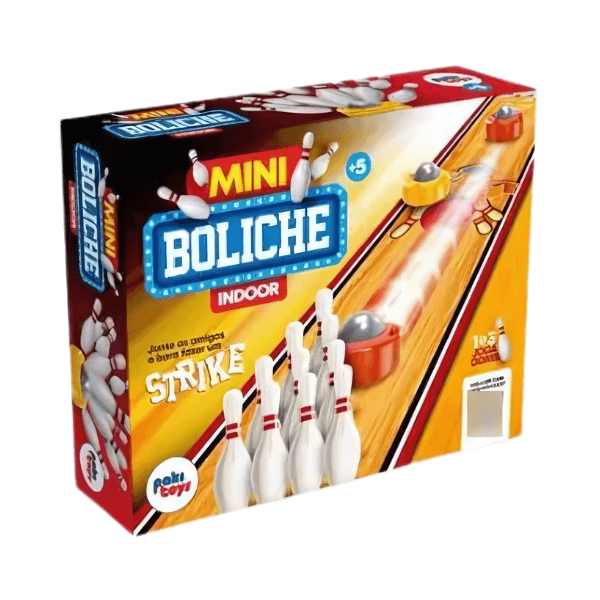 Jogo de Mesa Mini Boliche Pakitoys