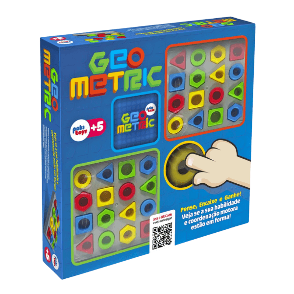 Jogo de Mesa Geometric Pakitoys