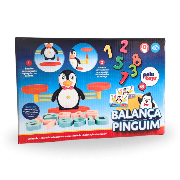Jogo de Mesa Balança Pinguim Pakitoys