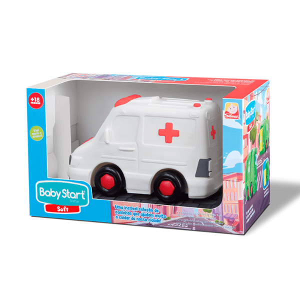 Carrinho Ambulância Baby Soft Silmar