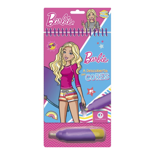 Livro Aquabook Barbie A Descoberta das Cores Ciranda Cultural