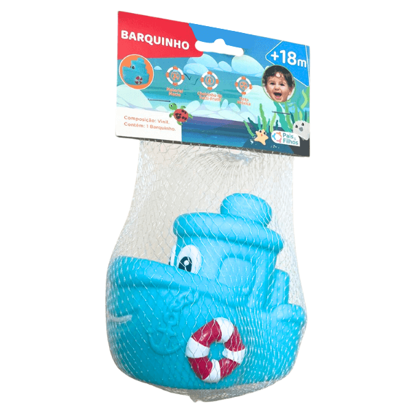 Mordedor Infantil Barquinho Pais e Filhos