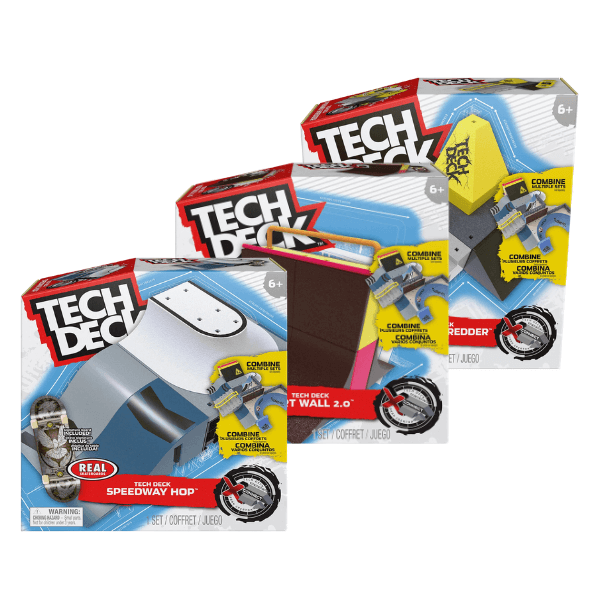 Rampa X-Connect Park Tech Deck Com Skate Incluso Sunny