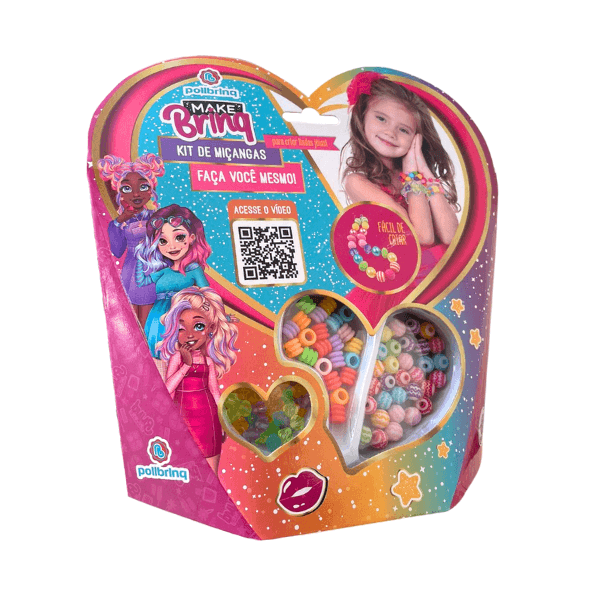 Kit de Miçangas Pequeno Makebrinq Polibrinq