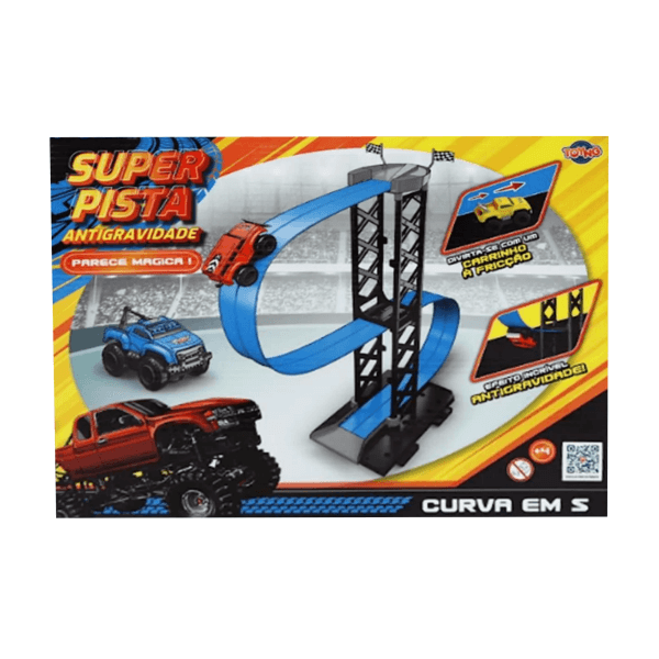 Super Pista Antigravidade Curva em S Toyng