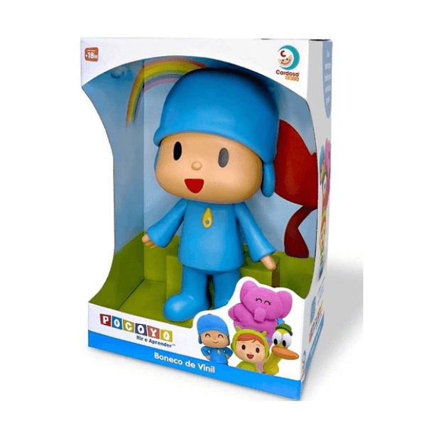 Boneco de Vinil Turma do Pocoyo Gigante Pocoyo/Elly Cardoso