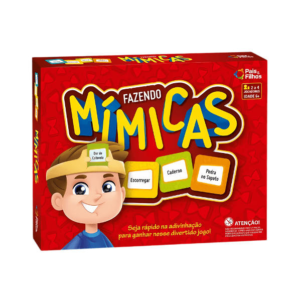 Jogo Fazendo Mímicas Pais e Filhos