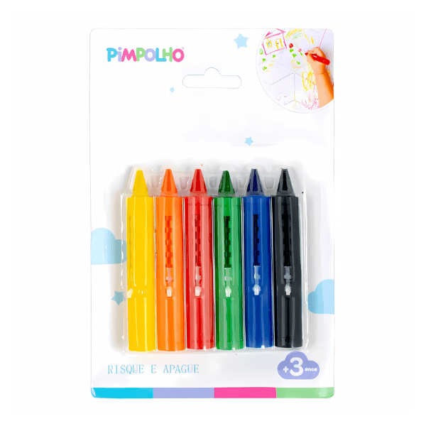 Risque e Apague Várias Cores Pimpolho