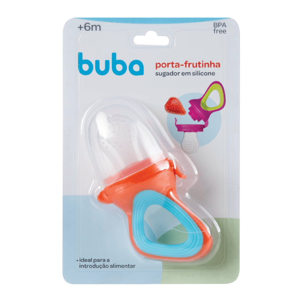 Porta-Frutinhas Sugador em Silicone Sortido Buba